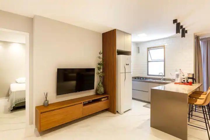 Estudio Aconchegante Frontal Praia Barra - 2 Suites 里约热内卢 外观 照片