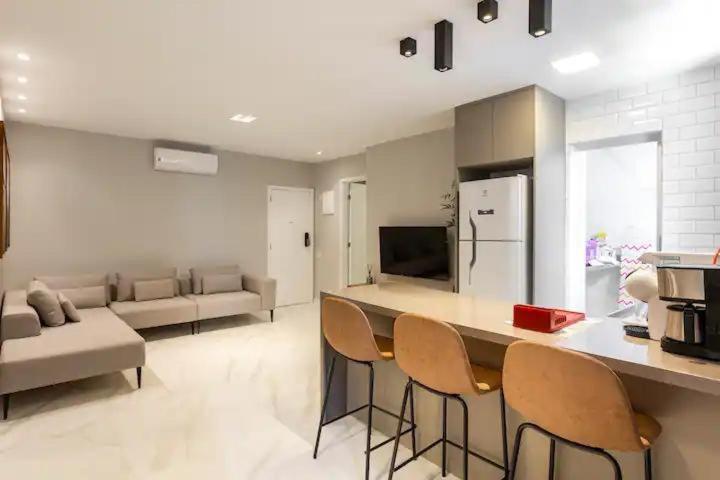 Estudio Aconchegante Frontal Praia Barra - 2 Suites 里约热内卢 外观 照片