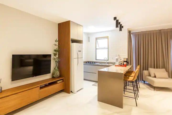 Estudio Aconchegante Frontal Praia Barra - 2 Suites 里约热内卢 外观 照片