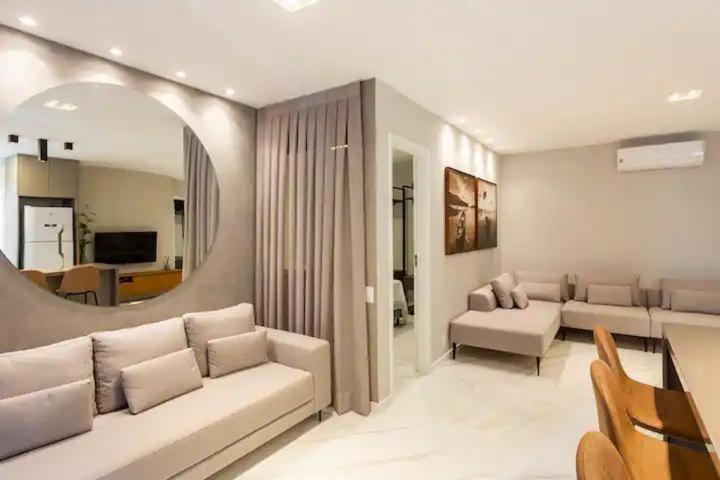Estudio Aconchegante Frontal Praia Barra - 2 Suites 里约热内卢 外观 照片
