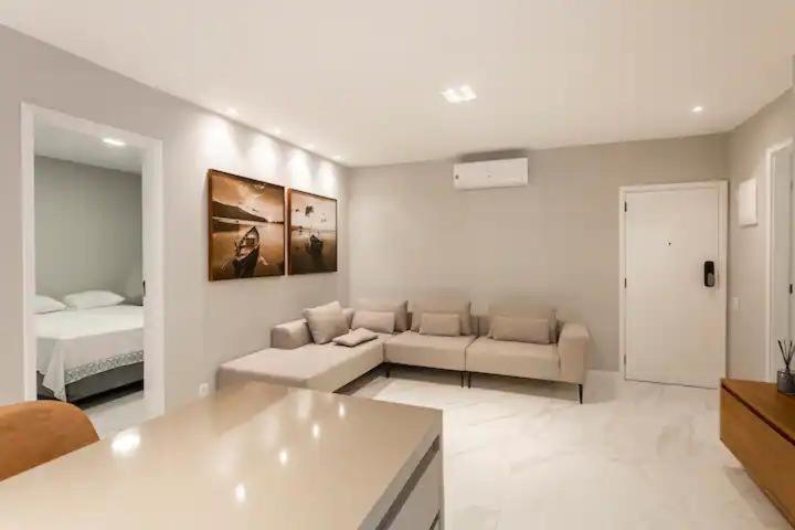 Estudio Aconchegante Frontal Praia Barra - 2 Suites 里约热内卢 外观 照片