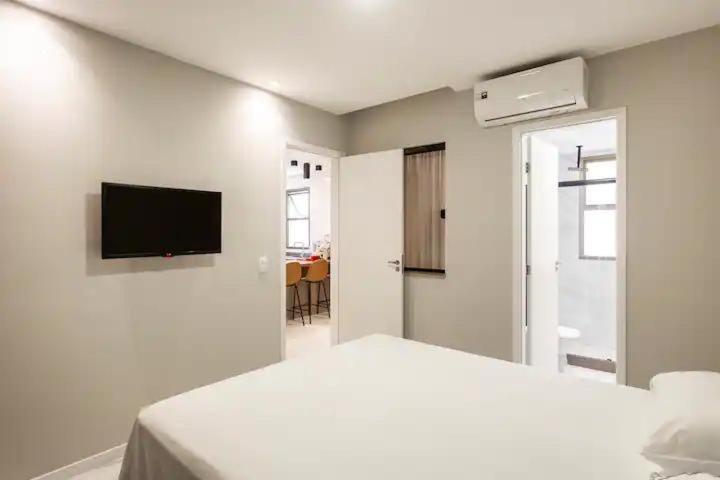 Estudio Aconchegante Frontal Praia Barra - 2 Suites 里约热内卢 外观 照片