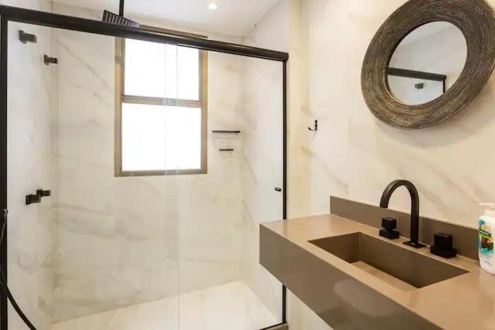 Estudio Aconchegante Frontal Praia Barra - 2 Suites 里约热内卢 外观 照片